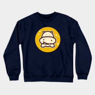 Cute Hippo Crewneck Sweatshirt